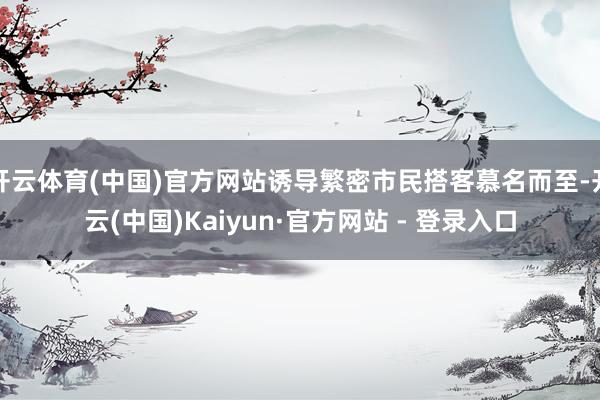 开云体育(中国)官方网站诱导繁密市民搭客慕名而至-开云(中国)Kaiyun·官方网站 - 登录入口
